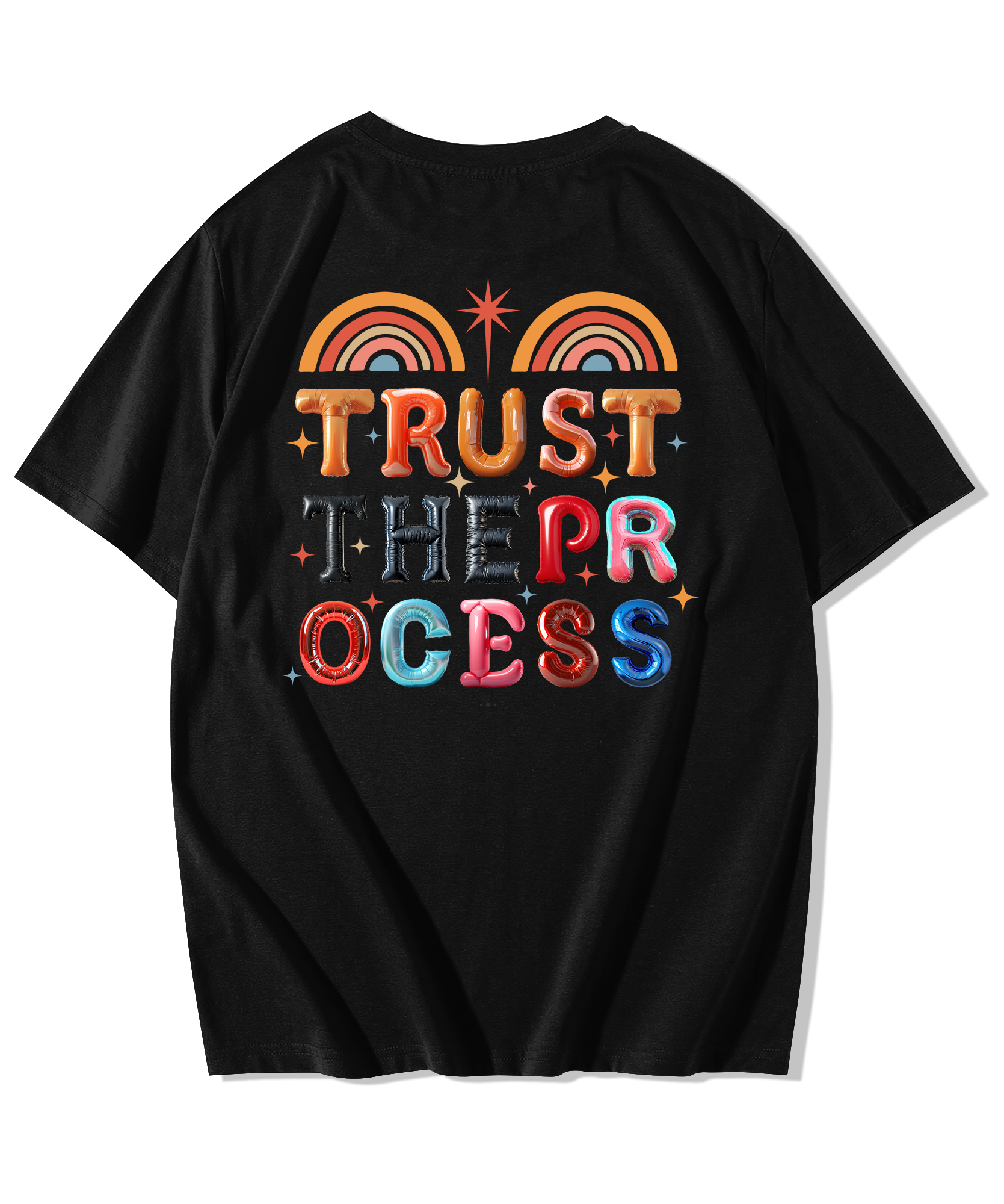 Alfaq Trust the Process Oversized T-Shirt - Alfaq